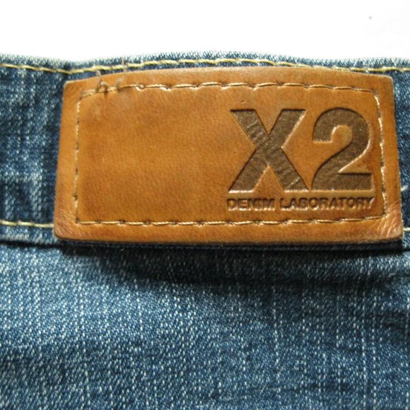 Express X2 Denim Laboratory Slimmer Flare Leg Jeans - Picture 4 of 12